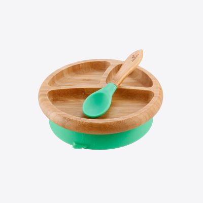 Bamboo Suction Baby Plate + Spoon