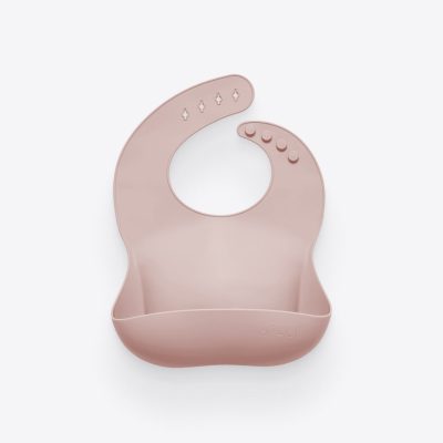 Blush Silicone Baby Bib