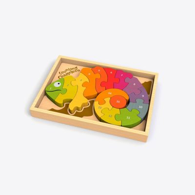 Bilingual Counting Chameleon Puzzle